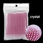 100 crystal hot pink