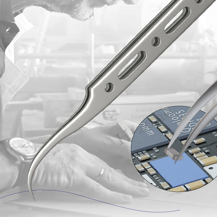 MECHANIC G-15 11 Fingerprint Flying Wire Anti-magnetic Tweezers Fine Clip Precision Components Mobile Phone Repair Hand Tools