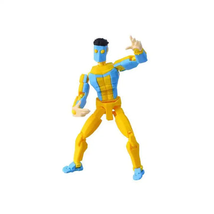 3d Printed Blue-Masked Invincible T13 Dummy13 Multi-Jointed Movable 3d Printed Shapeshift Toys Action Figure Custom Toy