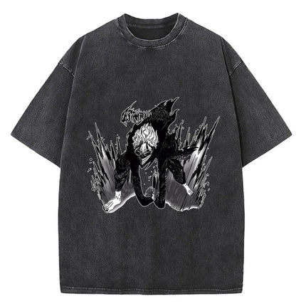 Japanese Anime Dandadan Okarun T-shirt Men T Shirt Cartoon High Quality Cotton Tshirt Aesthetic Fashion Tee Male
