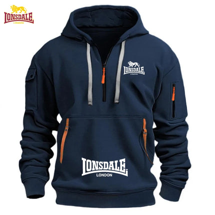 Sudadera Holgada Con Capucha Para Hombre, Sudadera Informal Con Múltiples Bolsillos, Moda Otoño-Invierno, Sudadera Holgada Con C