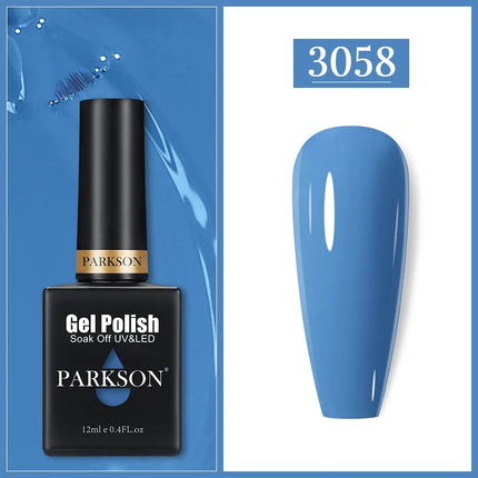 Parkson 12ML Nail Gel Polish HEMA TPO FREE Full Coverage 279 Color Gel Pigment Professional Nail Art Long Lasting Gel Varnish
