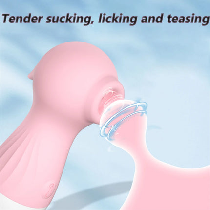 Powerful 2 in 1 Vagina Sucking Vibrator Nipple Oral Vacuum Stimulator G Spot Clitoris Massage Female Masturbator Sex Toys Women