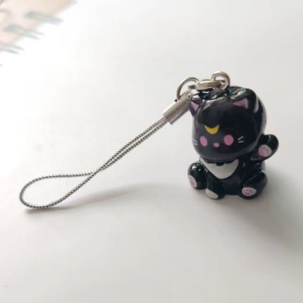 Fluffy Alpaca Elk Capybara Animal Keychains Resin Cartoon Lovely Funny Garlic Goose 3D Doll Pendant Bag Box Car Key Ring Jewelry