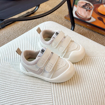 2025 Spring Autumn New Learning Walk Shoes New Winter Style Boys Girls Soft Bottom Anti-Slip Surface Kids Board Shoes
