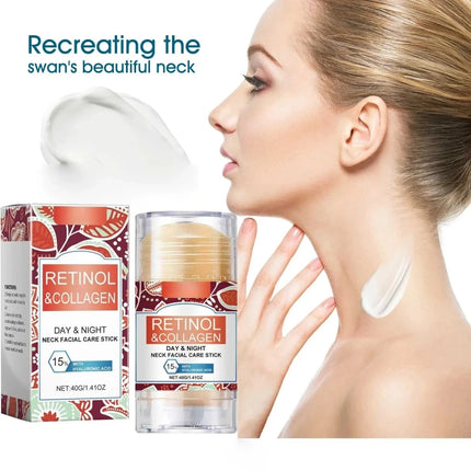 Retinol & Collagen Neck Cream Firming Moisturizing & Lifting | Hyaluronic Acid for All Skin Types