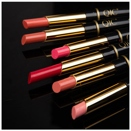 2 IN 1 Lip Liner Waterproof Matte Lipstick Pencil Sexy Red Long Lasting Lipliner Makeup Cosmetics