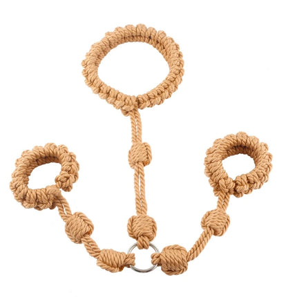 Erotic Shibari Rope Handcuffs Collar with Fetish Flirting Bdsm Bondage Slave Sexy Lingerie for Couple Quickly Bundle Sex Toys