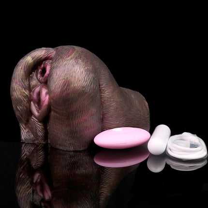 GEEBA Fantasy Male Masturbator Silicone Male Masturbation Sleeve Realistic Vagina Pocket Pussy Inverted Modle Sex Toys For Men