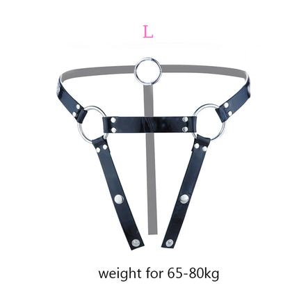 FRKO PU Leather Chastity Belt For Metal Penis Lock Cage Auxiliary Harness Belt Underwear Chastity Accessories BDSM Men Sex Toys