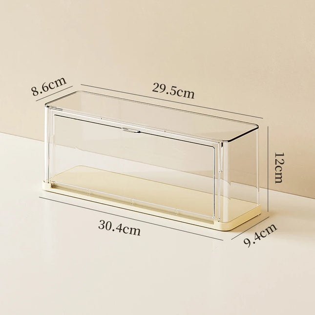 Stackable Storage Box Figurine Dustproof PET Plastic Display Rack Doll And Plush Toy Display Box