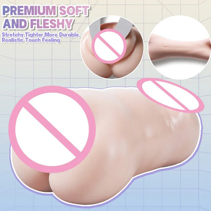 The bride's first night breakthrough, male masturbator pocket vagina adult sex toy stimulator, triple entrance experience gentle