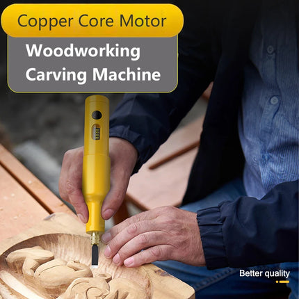 40W New Electric Carving Knife Set Furniture Carpentry Root Carving Knife Tool Sculpture Carpenter Chisel Wood With 20PCS Blade