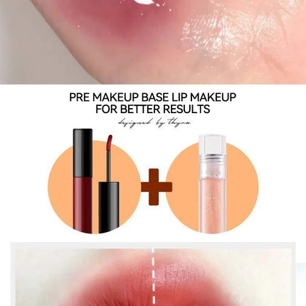 Cappuvini Ice Stick Shape Lip Oil Balm Transparent Texture Moisturizing Hydrating Luminous Lips Long-Lasting Moisture,