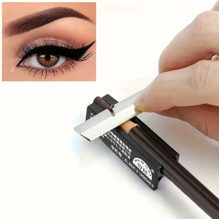 Professional Micro Brow Pencil Shaper Brow Pencil Sharpener Long-Lasting Effect Beakshaped Sculpting Tool Eyebrow Pencil