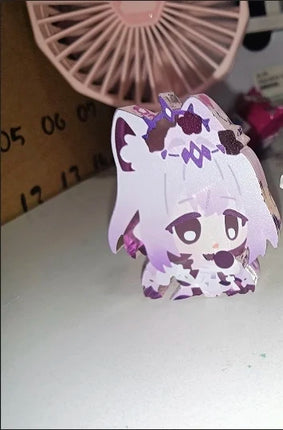 Honkai:Star Rail Imbibitor Lunae Mydie 5cm Mini Acrylic Figure Stand Model Plate DIY Desk Decor Standing Ornaments For Fans Gift