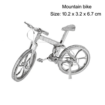 3D Metal Puzzle EF510 Train Vintage Car Mountain Bike Motorcycle model KITS Assemble Jigsaw DIY Puzzle Gift Toys For Children