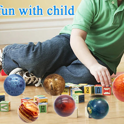 Solar System Planet Stress Balls,Stress Relief Planets Balls Educational Toys,Anti Stress Balls for Adults,Party Birthday Gifts