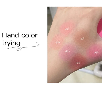 Sweet Orange Blusher Makeup Blush Mashed Potato Latte Nude Cheek Color Face Contour Brighten Lasting Rich Color Rouge Cosmetics