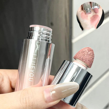 Velvet Liquid Blush Matte Sponge Head Blusher Natural Lasting Brighten facial Contour Blush Tint Makeup