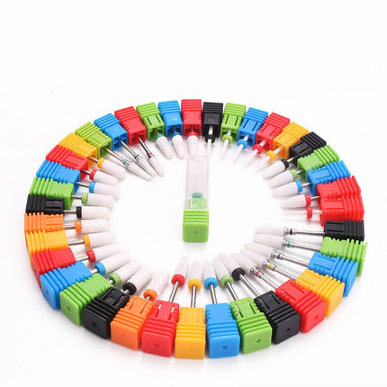 20pcs Dental Ceramic Burrs Tooth Polishing Machines for 2.35mm Low Speed Machine Polishing Dental Tools Dental Laboratory
