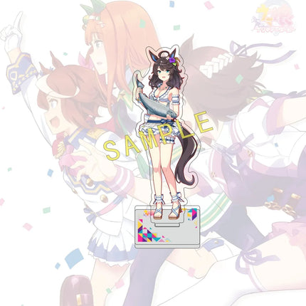 Anime Umamusume 15CM Acrylic Standee Character Special Kitasan Cute Model Decorative Desk Item Gift for Fans Keychain