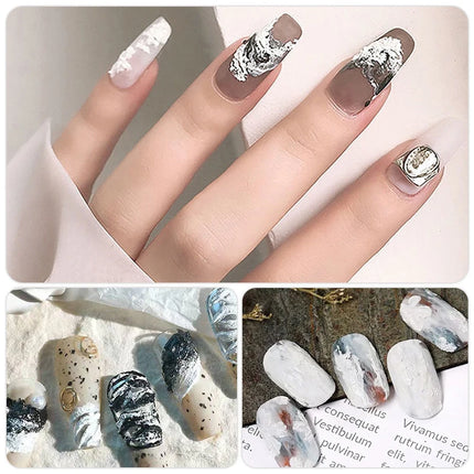 1Jar 3D Sand Texture Nail Drawing Carving Gel - Plaster Effect Relief No Wipe Gel Polish For UV LED Nail Lacquer Decor