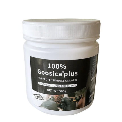 100% Black Goosica Plus Tattoo Cream Before Permanent Makeup Eyebrow Lips Liner Microblading Piercing Auxiliary Cream 500g