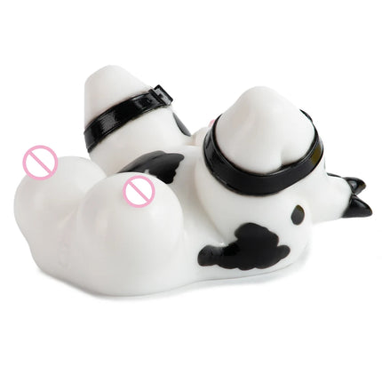 YOCY Fantasy Cow Male Masturbator Realistic Vagina Penis Stroker Massager Sexy Pocket Pussy Silicone Adult Sex Toys For Men