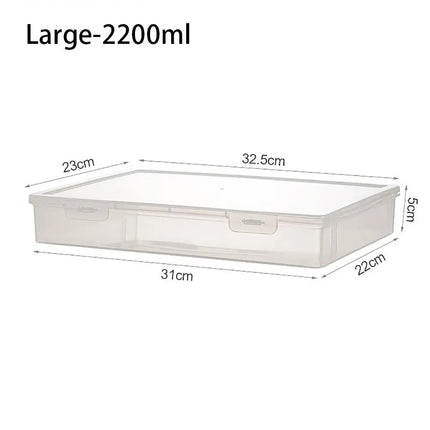Transparent Storage Box A4-A5 / Boîte Rangement Transparente