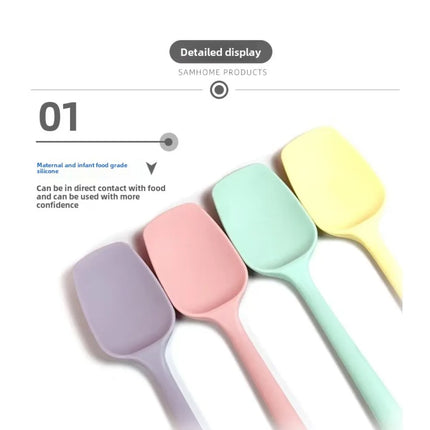 21cm/27cm Silicone Scraper Food Grade Silicone Baking Spatula Cake Spatula Mixing Tool Kitchen Baking Accessories