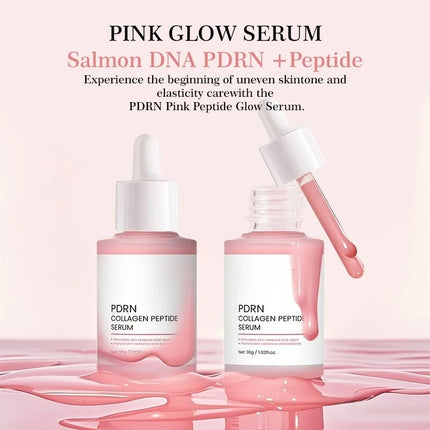 Salmon PDRN Collagen Peptide Facial Serum for Dull Skin - Boosts Elasticity Skin Renewal Repair Korean Beauty Product