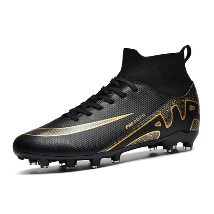 Original Men Football Field Boots Professional Society Indoor Boys Soccer Shoes Match Training Resistant Kids Football Shoes