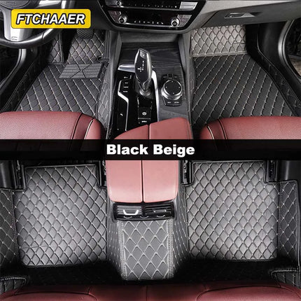 Custom Car Floor Mats For VW Polo Polo-Plus Polo-GTI Auto Carpets Foot Coche Accessorie
