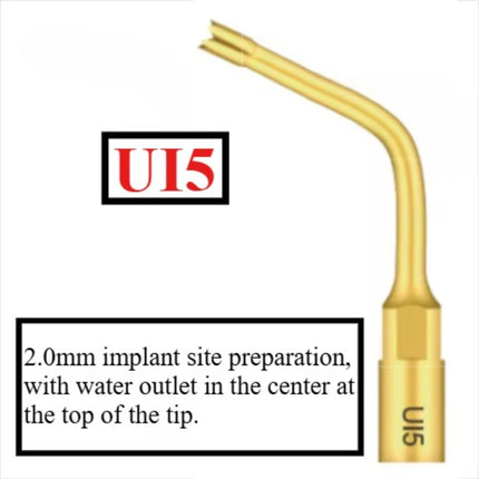 Finer 1pcs Dental Piezosurgery Tip Bone Surgery Tip Ultrasonic Bone Cutter Exelcymosis Dental Surgery Tip Fit Mectron Woodpecker
