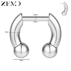 144-Silver-10MM / Nose Rings & Studs