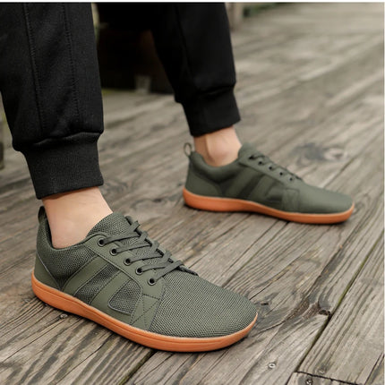 Minimalist Barefoot Shoes Male Lightweight Breathable Zero Soles Wide Toe Men's Running Shoes Outdoor Casual Walking Shoes
