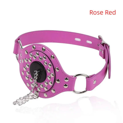 Adult Oral Sex Toys Exotic Bondage Gear Slave Gag Ring with Open Mouth Ball Gag for Couples Sexual Experimentation And Role Play