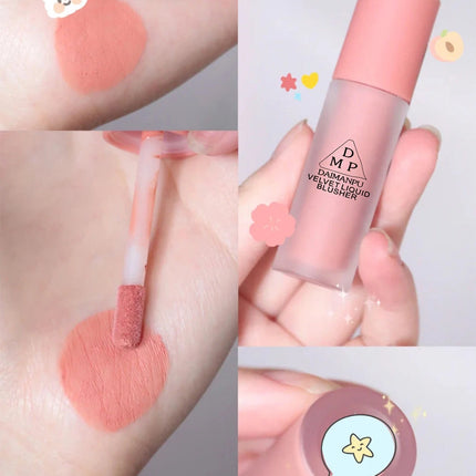 Liquid Blush Long-acting Waterproof Easy Halo Dye Brightens The Face Smooth Peach Red Female Cosmetics