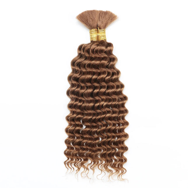Human Braiding Hair Deep Wave Bulk for Braiding No Weft Deep Curly Braiding Hair for Boho Braids Brazilian Virgin Human Hair
