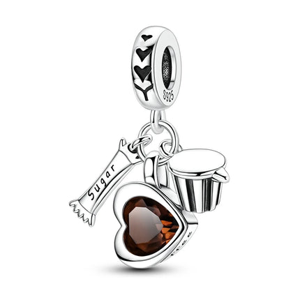 925 Sterling Silver Girl Holding Puppy Charm Love Tree of Life Fit Original 925 Bracelet For Women DIY Birthday Gift Jewelry