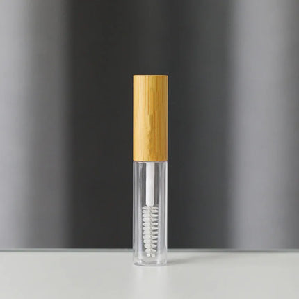 Natural Health Bamboo Lip Gloss Glaze Tube Eyelash Mascara Bottle High-grade Eyeliner Container DIY Nail Edge Oil Empty Tube