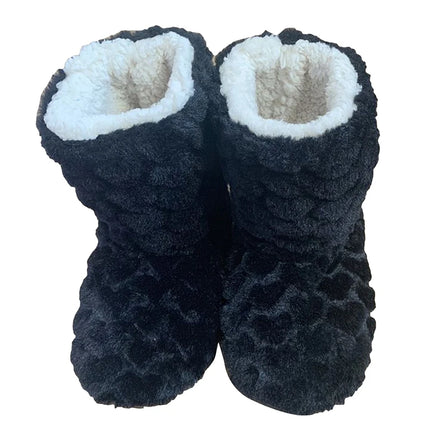 2026 Winter Adult Thick Warm Floor Shoes High Tube Non-Slip Indoor Cotton Shoes Plush Home Slippers Men And Women