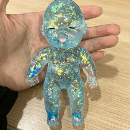 Soft Shiny Silicone Squish Toy Stretchy Slow Rebound Hand Toy Daily Mood Calming Plaything Ideal Party Present for All People