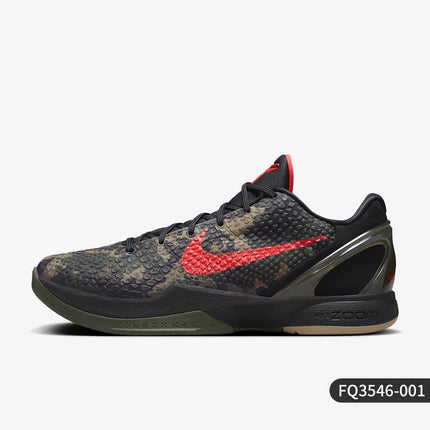 Nike genuine Kobe 6 ZK6 men's sports training shock-absorbing basketball shoes FQ3546-001