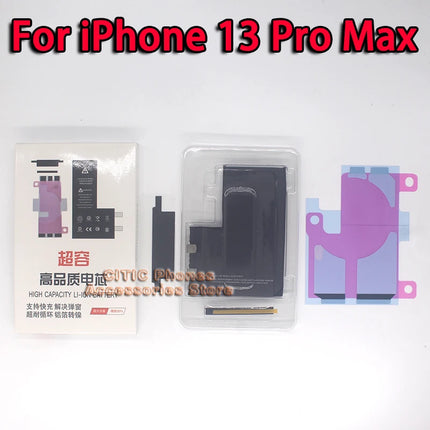 2Pcs Phone Battery Core No Flex Cable For iPhone X XS Max XR 11 12 13 Mini 14 Plus 15 Pro Max SE2 SE3 High Capacity Battery Cell