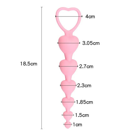 Butt Plug Silicone Anal Plug Prostate Massager Stimulator Adult Supplies Dilator Anus Beads Sex Toys For Women Man Gay Ass Tail