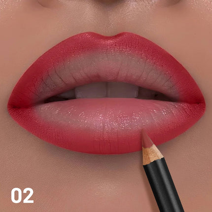 Luxury Matte Lip Liner - Long-Lasting Smooth Application Versatile Shades for Perfect Outline And Filling All Skin Types