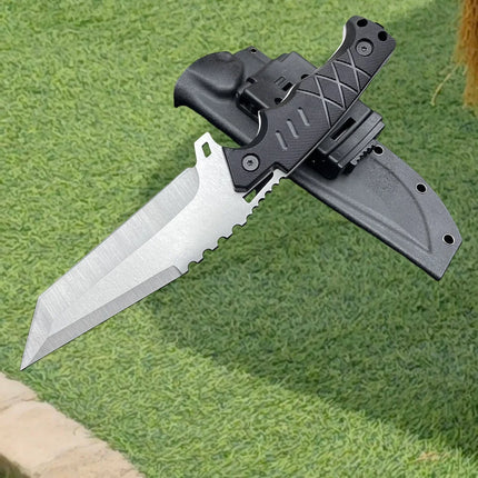 Kydex Sheath Knife 9CR18MOV Blade Nylon Fiber Handles Tactics Hunting knife High Hardness Outdoor Wilderness Camping EDC Tools