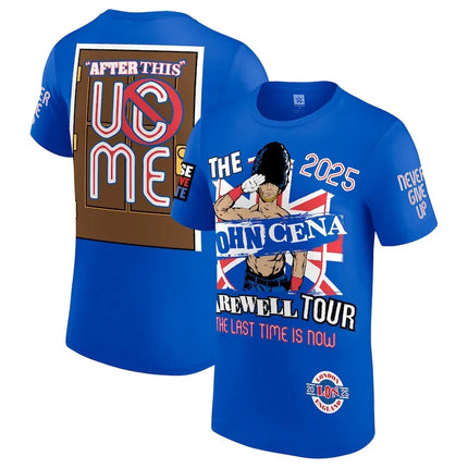 2025 New John Cena Same Cotton Wrestling Round Neck Loose Short-sleeved T-shirt Short-sleeved T-shirt Vintage Alphabet Pattern